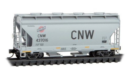 MTL-092 00 601 UP/x-CNW 2-Bay Covered Hopper