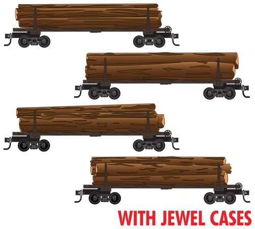 MTL-983 00 232 Logging cars 4-pk