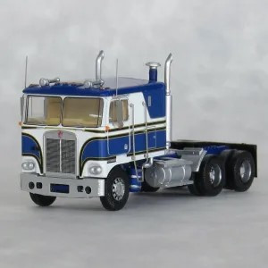 TWX-41052 Blue/White Kenworth K100 VIT Flat Top