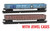 MTL-983 05 016 CNW 50' Steel Side Gondola-2-pk-Weathered-Jewel Cases