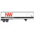 ATL-50 007 205 Norfolk & Western 45' Pines Trailer