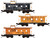 MTL-983 02 288 D&RGW Caboose 3-pk-weathered