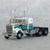 TWX-49035 White/Green Kenworth W900 w/36" Sleeper