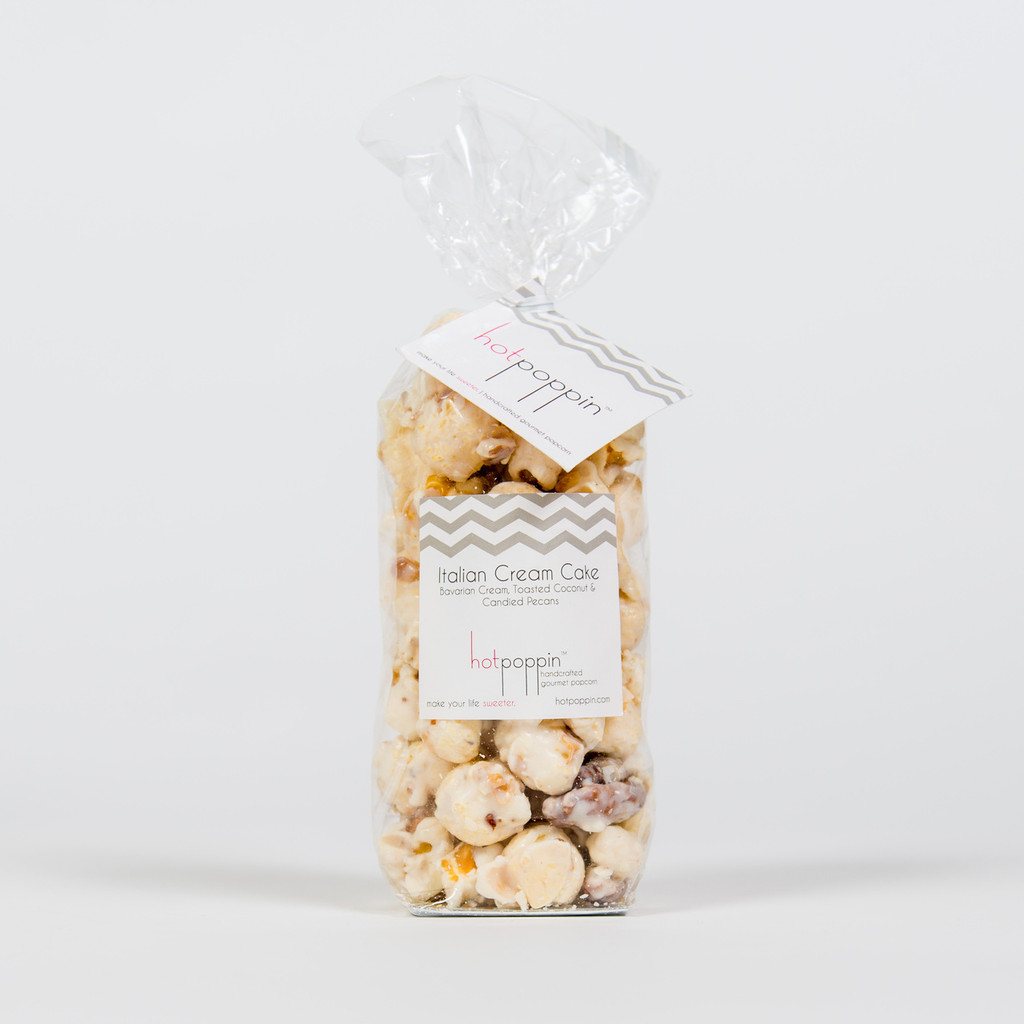 Indulge in the ultimate snacking experience with our gourmet popcorn bags in a variety of mouthwatering flavors. Whether you're hosting a party, corporate event, or simply satisfying your popcorn cravings, our popcorn bags are the perfect choice. Each bag is packed with premium popcorn kernels and expertly coated with our irresistible flavor combinations.

Choose from our most popular flavors, including Fried Pickle for a tangy twist, Confetti for a burst of colorful sweetness, Black Truffle for a luxurious and savory experience, or Melted Butter for that classic movie theater taste. We offer a range of sizes to suit your snacking needs, from our Mini bag with 0.75 cups of popcorn to our X Large bag with 6 cups of popcorn.

Add a personal touch to your popcorn bags with customization or your logo. It's a fantastic way to promote your brand, celebrate special occasions, or create memorable gifts for your clients and loved ones. Our team will ensure that your custom popcorn bags are crafted to perfection, reflecting your unique style and message.

Elevate your popcorn experience with our gourmet popcorn bags. Order now and treat yourself or your guests to an explosion of flavor and crunch.

SIZE OPTIONS: 
Micro | 0.75 Cup (2 WEEKS PRODUCTION & 250 MINIMUM)
Mini | 1 Cup
Small | 1.5 Cups
Medium | 2 Cups
Large | 4 Cups
X-Large | 6 Cups
Bulk | 25 Cups