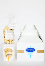 Make Your Life Sweeter - two sweet treats! The perfect pair! One Sugaire organic cotton candy pint & one mini bag of Hotpoppin gourmet popcorn! Make Your Life Sweeter - two sweet treats! The perfect pair! One Sugaire organic cotton candy pint & one mini bag of Hotpoppin gourmet popcorn!