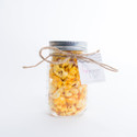 Our Hotpoppin Gourmet Popcorn placed into the class mason jar is the perfect gift for any baby shower, bridal shower or wedding favor! 