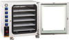 250C UL Certified 7.5 CF Vacuum Oven W/ 5 Shelves & SST Tubing Door Open