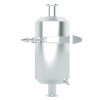 NW25 Stainless Steel Chemical Adsorption Inlet Vacuum Trap (Straight Thru)