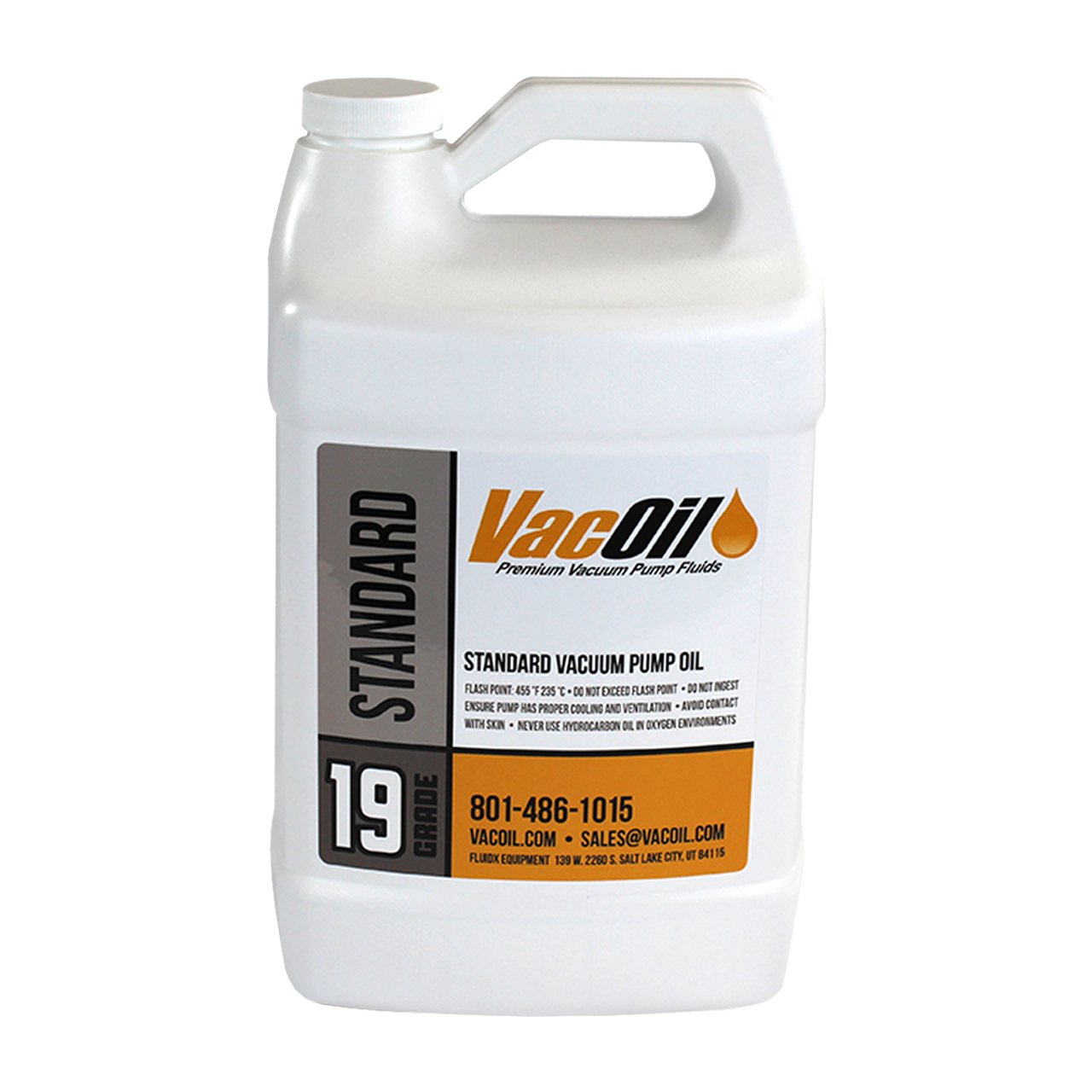 VacOil® 19 Grade Standard Vacuum Pump Oil - 1 Gallon
