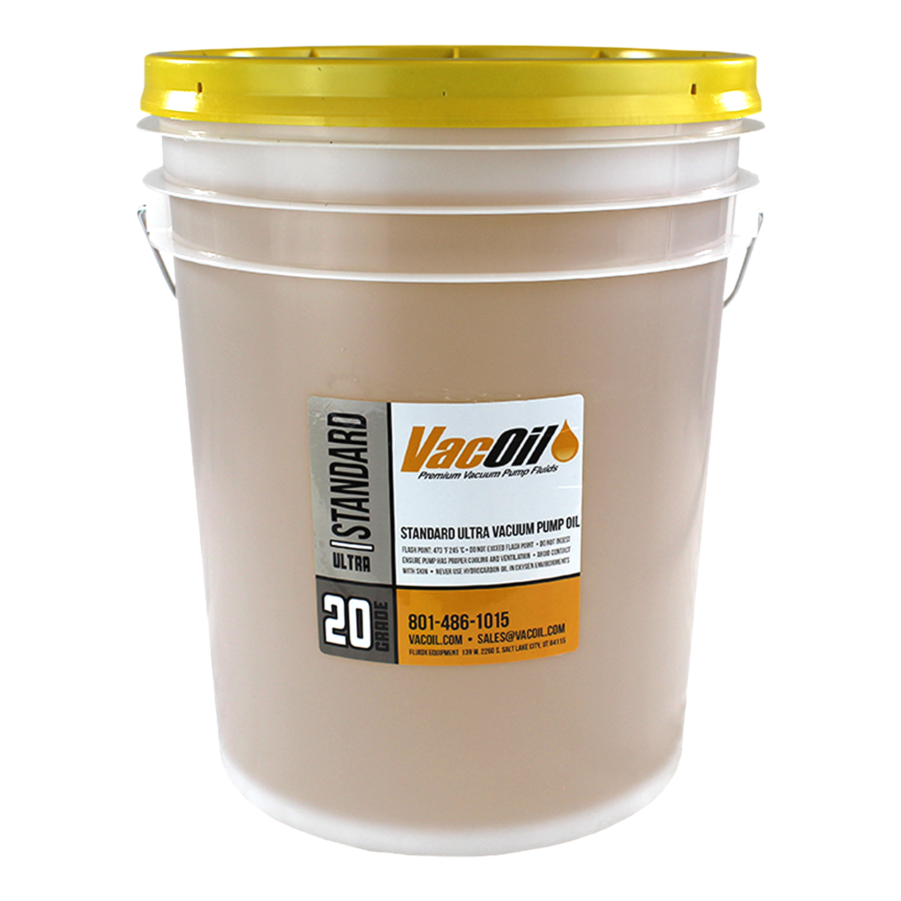 VacOil® 20 Grade Vacuum Pump Oil - 5 Gallon