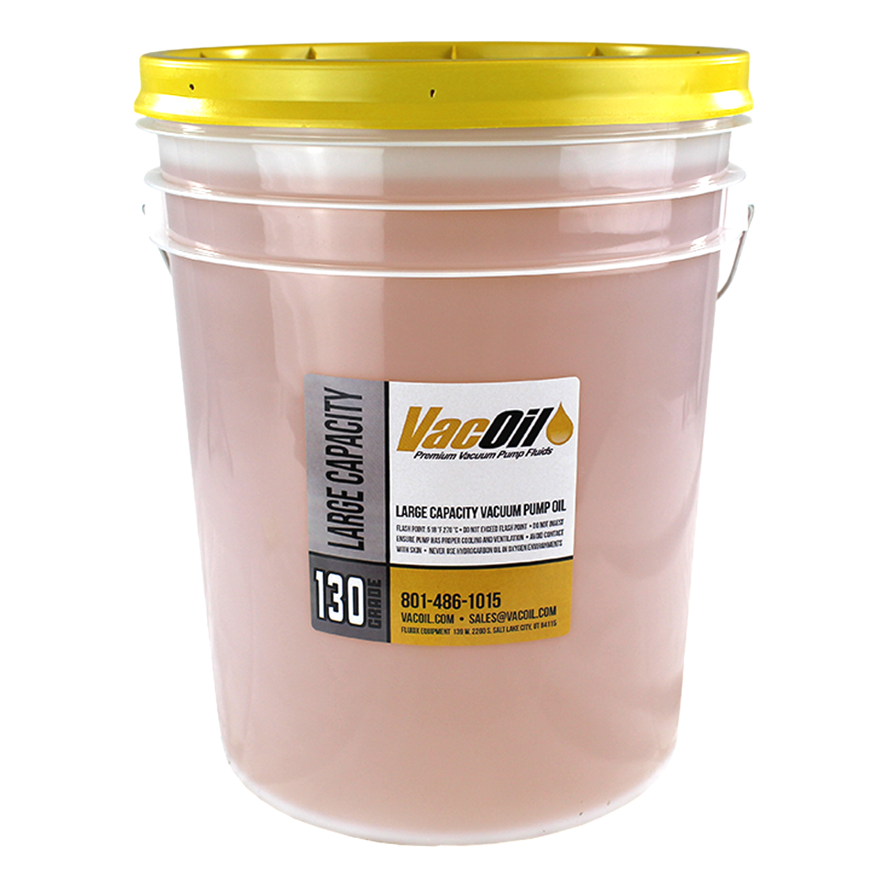 VacOil® 130 Grade Vacuum Pump Oil - 5 Gallon
