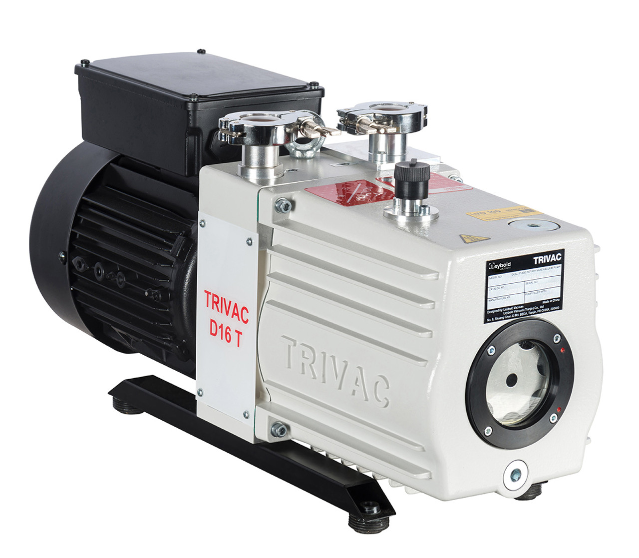 Leybold TriVac D16T Dual Stage Rotary Vane Vacuum Pumps, 12 CFM, 3-PH. 208/480 VAC