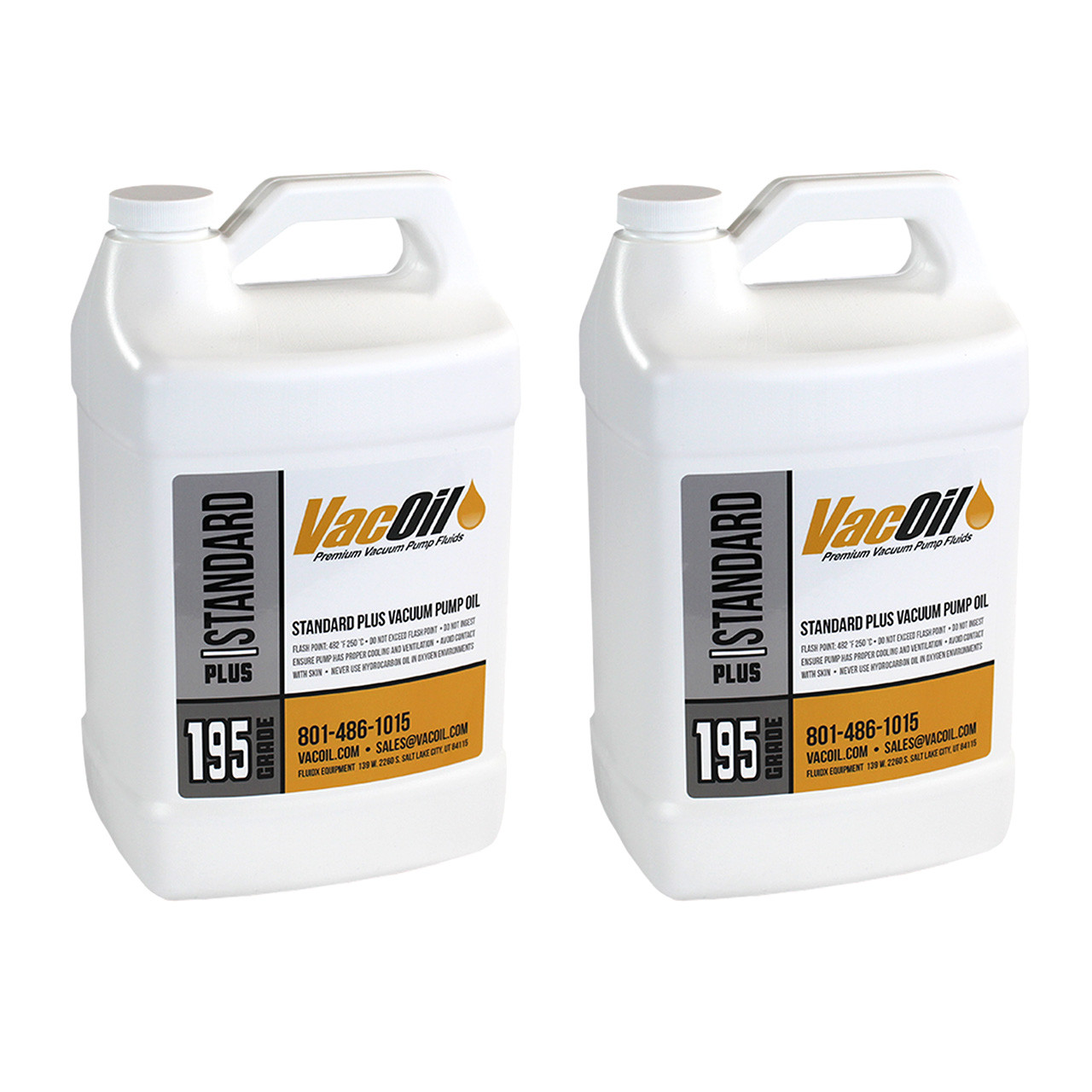 VacOil® 195 Grade Vacuum Pump Oil - 2/1 Gallons