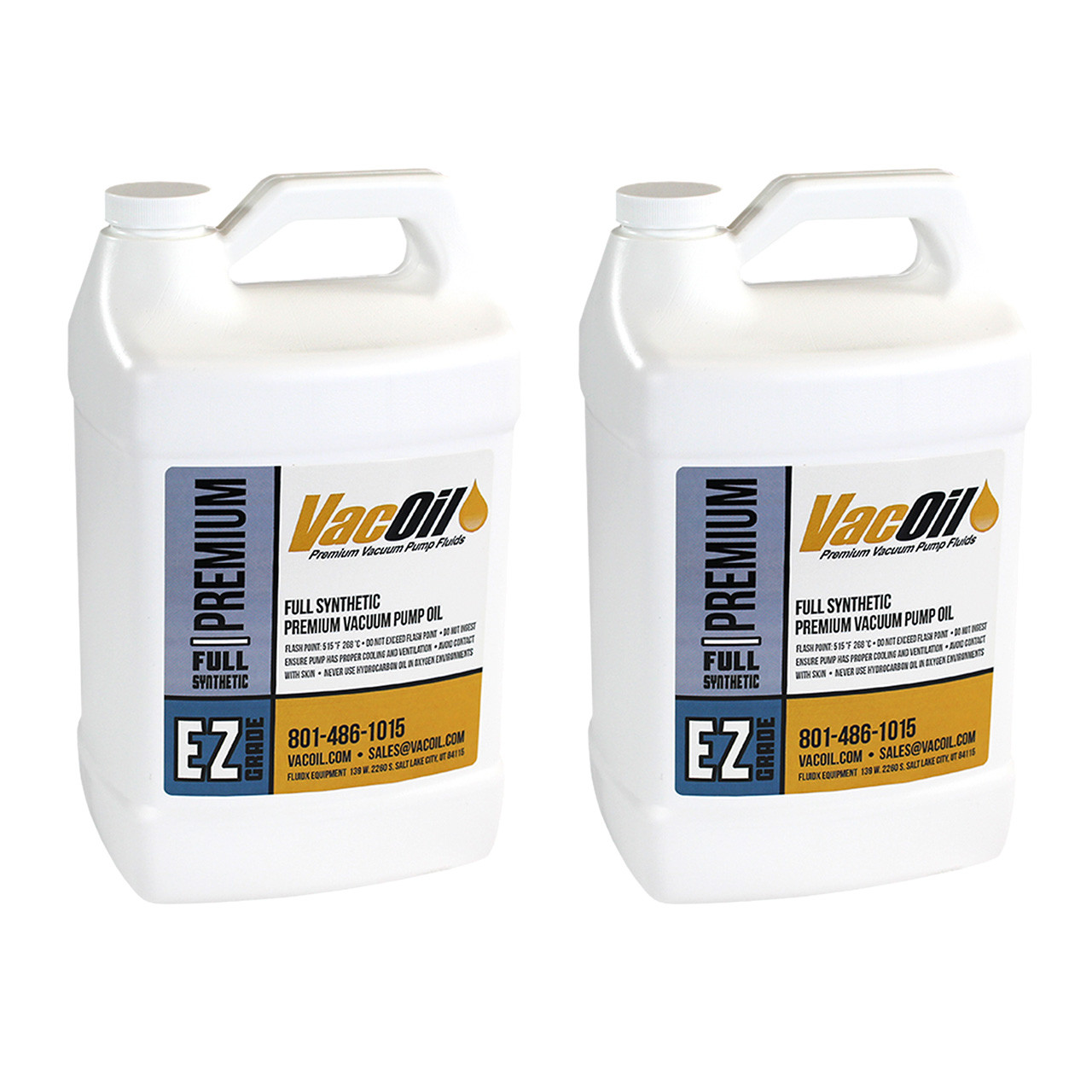 VacOil® Elite Z Grade Premium Vacuum Pump Oil - 2/1 Gallons