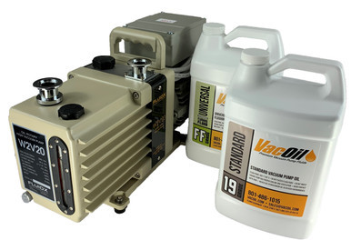 FLUIDX W2V20 7 CFM Vacuum Pump Basic Bundle