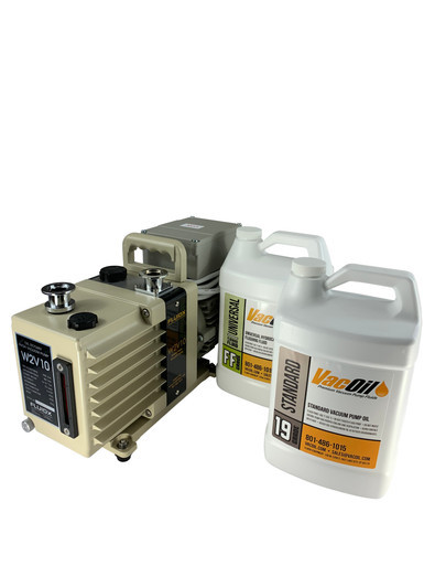 FLUIDX W2V10 3.5 CFM Vacuum Pump Basic Bundle