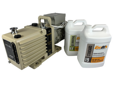 FLUIDX W2V40 14 CFM Vacuum Pump Basic Bundle