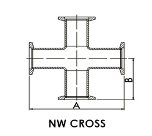 NW 40 4-Way Cross (LVFX40S)