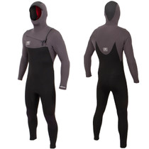 Free-Flex Hooded 5:4mm Wetsuit Steamer| Chest Zip | Full Surfing Wetsuit | Ocean and Earth | Mens Free-Flex Hooded 5:4mm Wetsuit Steamer| Chest Zip | Full Surfing Wetsuit | Ocean and Earth | Mens