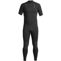 XCEL Comp X Short Sleeve Surfing Wetsuit 2mm | Chest Zip | Black  XCEL Comp X Short Sleeve Surfing Wetsuit 2mm | Chest Zip | Black