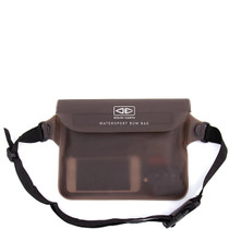 Ocean and Earth Water Sport Bum Bag. Semi see through material. black strap, white logo printed. Buy Online - www.surfshopsaustralia.com.au