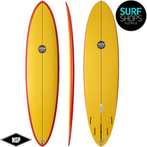 NSP | Speed Line Surfboard | Mid Length in Epoxy Elements HDT | 4 + 1 Versatile Fin Setup  NSP | Speed Line Surfboard | Mid Length in Epoxy Elements HDT | 4 + 1 Versatile Fin Setup