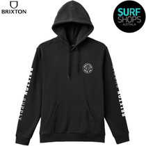 Brixton Australia - Crest Hood Jumper in Black. After Surf wear, Sweatshirt, Hoodie Brixton Australia - Crest Hood Jumper in Black. After Surf wear, Sweatshirt, Hoodie