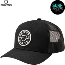 Brixton | Crest X Trucker Hat | Black | Cap | Surfwear | Snapback Brixton | Crest X Trucker Hat | Black | Cap | Surfwear | Snapback