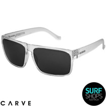 Carve | Vendetta | Sunglasses | Adult | Gloss Crystal Clear | Grey Lens | Eye Wear | Sunnies Carve | Vendetta | Sunglasses | Adult | Gloss Crystal Clear | Grey Lens | Eye Wear | Sunnies