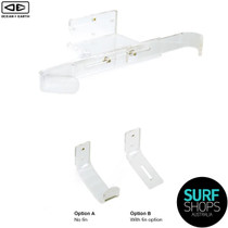 Ocean and Earth | Invisible Acrylic Wall Rack Mount Kit | Vertical Surfboard Display | Surfboard Rack Kit | Surfboard Storage | Shortboard Display Ocean and Earth | Invisible Acrylic Wall Rack Mount Kit | Vertical Surfboard Display | Surfboard Rack Kit | Surfboard Storage | Shortboard Display