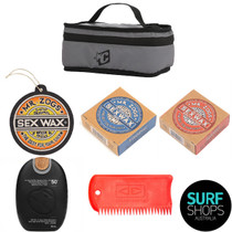 Ultimate Wax Pack | Wax Kit | 2 Blocks of Wax | Wax Comb | Zinc Sunscreen| Sex Wax Air Freshener 