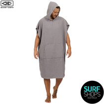 Ocean and Earth | Fog Waffle Hooded Towel Poncho | Guys Surf Poncho Ocean and Earth | Fog Waffle Hooded Towel Poncho | Guys Surf Poncho