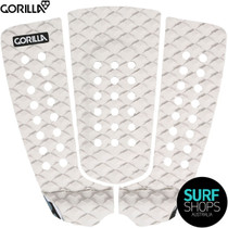 Gorilla Grip | Geiselman White | Tail Pad | Surfboard Deck Grip | Traction Pad | Eric Geiselman Signature | Team Series 