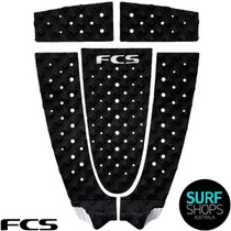 FCSII | FCS Harley Ingleby Eco Mid Tail Pad | Surfboard Deck Grip | Traction Pad |  Great For Longer Boards