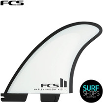 FCSII Harley Ingleby Longboard Tri-Quad (5) Fin Set | Suits Longboards, Mid Length and Hybrids 