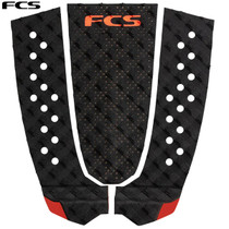 FCS T-3 Surfboard Tail Pad | Deck Grip | Traction Pad | Black/Fire | FCSII FCS T-3 Surfboard Tail Pad | Deck Grip | Traction Pad | Black/Fire | FCSII