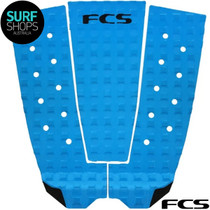 FCS | FCSII C3 Tail Pad | Blue | Surfboard Traction | Deck Grip | Stomp Pad 