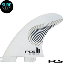 FCSII Gabriel Medina | Thruster (3) Fin Set | Air Core | Athlete Series FCS Surfing Fins | Slight Smaller Centre Fin | Drive, Power, Flair