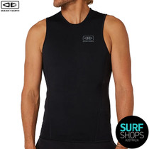 Ocean and Earth | Double Black | Neo Supa-Flex Sleeveless Surfing Wetsuit Vest 1.5mm | Surf Top