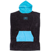 Kids Hooded Towel Surf Poncho | Black Blue | Groms | Youth | Beach Poncho Kids Hooded Towel Surf Poncho | Black Blue | Groms | Youth | Beach Poncho