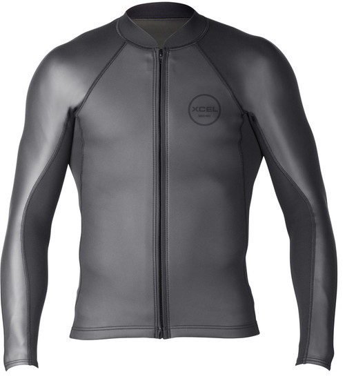 Xcel Axis Shark Skin Front Zip 2:1mm Long Sleeve Wetsuit Vest | Black | Surfing Top Xcel Axis Shark Skin Front Zip 2:1mm Long Sleeve Wetsuit Vest | Black | Surfing Top