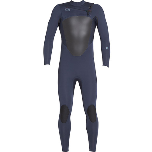 Axis X Steamer 3:2mm | X2 Chest Zip | Blue | Xcel Surfing Wetsuit 
