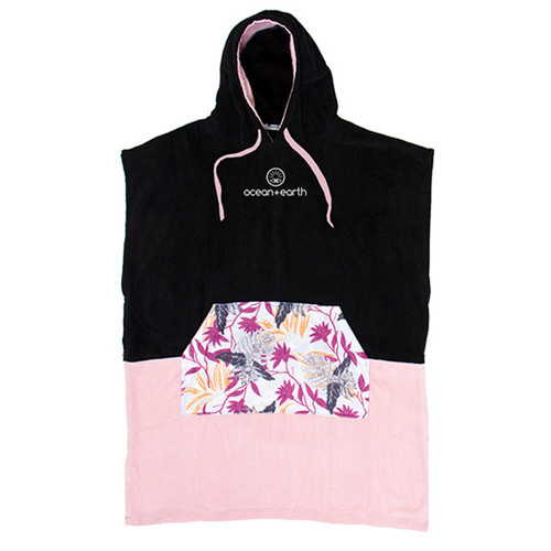 Ladies Oasis Hooded Beach Towel Surf Poncho | Womens | Ocean and Earth Ladies Oasis Hooded Beach Towel Surf Poncho | Womens | Ocean and Earth