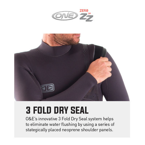 OCEAN&EARTH   3/2mm MENS STEAMER... Lサイズ Wetsuit | Mens Double Black Chest Zip Steamer 3/2mm | Ocean