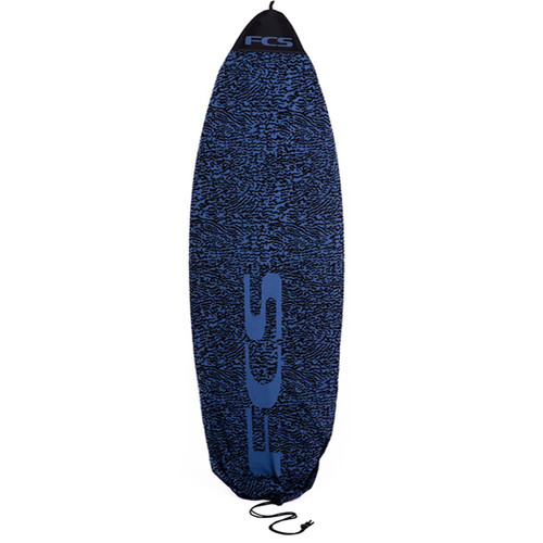 FCS Funboard | Retro | Fish |  Stretch Surfboard Cover | Board Sock | Stone Blue