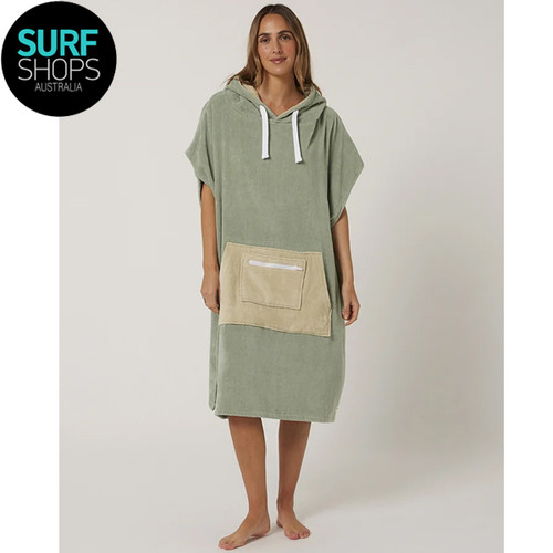 Ocean and Earth | Ladies Day Dream Hooded Beach Towel | Surf Poncho | Sage | Womens | 