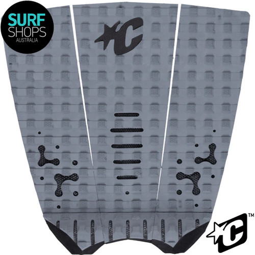 Creatures of Leisure | Mick Fanning Loc-Lite Ecopure Tail Pad | Surfing Deck Grip | Surf Traction Pad | Titanium Black Creatures of Leisure | Mick Fanning Loc-Lite Ecopure Tail Pad | Surfing Deck Grip | Surf Traction Pad | Titanium Black