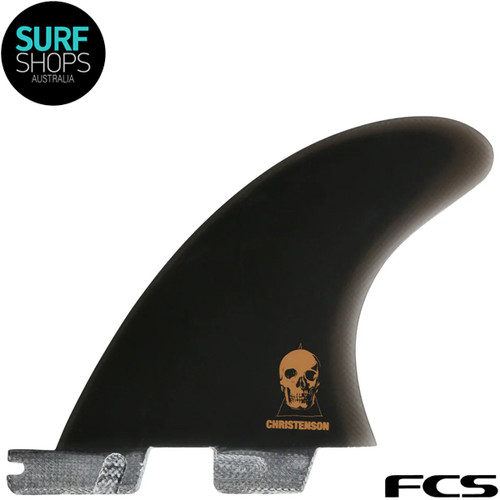 FCSII Christenson Quad Rear 2 Fin Set | Performance Glass | FCS Shapers Series Fins