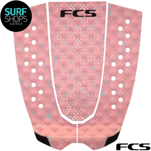 FCS | T-3 Eco Tail Pad | FCSII | Pink | Surfboard Tail Pad | Deck Grip | Traction Pad