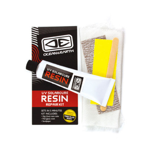 UV Solacure Resin Repair Kit Polyester 2oz DIY Surfboard Repair